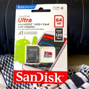64 gb sandisk ultra micro SD